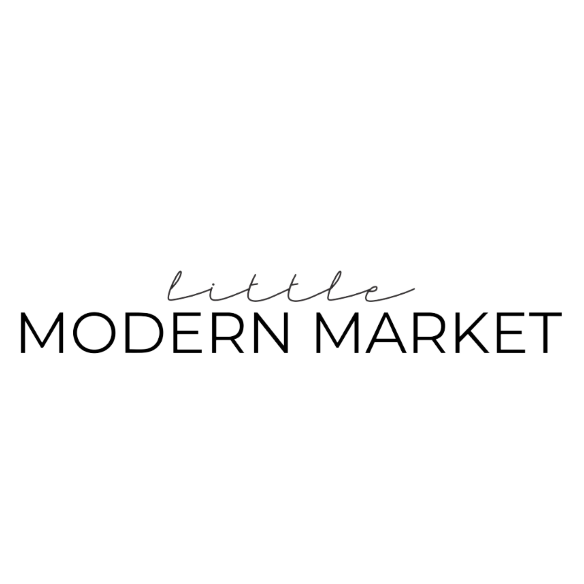 This is the logo of Little Modern Market which is a local shopping event that happens multiple time per year in Calgary, Alberta, Canada.